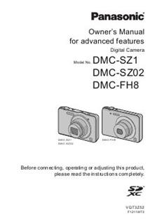 Panasonic Lumix FH8 manual. Camera Instructions.